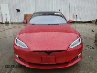 2016 Tesla Model S 90D with VIN 5YJSA1E24GF153482, listed as a Copart auction lot 52727105 with 91,396 mi miles and Salvage Title. Bid and sale history available at DreamBid. Image 5.