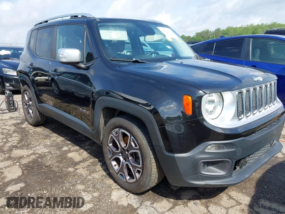 2015 Jeep Renegade Limited with VIN ZACCJADT3FPB36971, listed as a IAAI auction lot 42159940 with 149,928 mi miles and . Bid and sale history available at DreamBid. Image 1.
