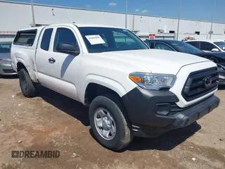 2022 Toyota Tacoma SR with VIN 3TYRX5GN2NT044480, listed as a IAAI auction lot 41869099 with 16,879 mi miles and . Bid and sale history available at DreamBid. Image 1.