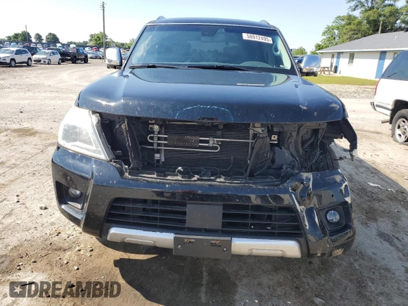 2017 Nissan Armada Platinum с VIN JN8AY2NE2H9701177, выставлен на аукционе Copart как лот 58912495 с пробегом 149 949 миль миль и Списание • Salvage title. История ставок и продаж доступна на DreamBid. Изображение 5.