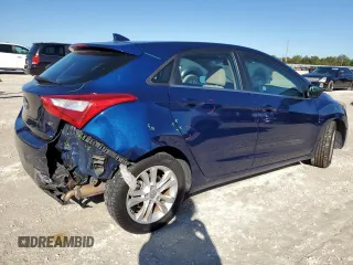 2013 Hyundai Elantra GT with VIN KMHD35LE3DU051449, listed as a Copart auction lot 81881154 with 123,969 mi miles and Salvage Title. Bid and sale history available at carsss.com. Image 3.