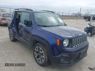2018 Jeep Renegade Latitude with VIN ZACCJABB6JPH16525, listed as a IAAI auction lot 41134124 with 94,689 mi miles. Bid and sale history available at carsss.com. Image 1.