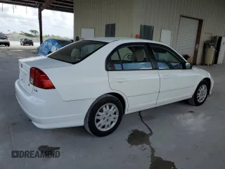 2005 Honda Civic LX with VIN 2HGES165X5H614941, listed as a Copart auction lot 51648795 with 107,218 mi miles and Salvage Title. Bid and sale history available at DreamBid. Image 3.
