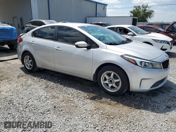2018 Kia Forte LX with VIN 3KPFK4A7XJE206037, listed as a Copart auction lot 54236355 with 55,813 mi miles and Salvage Title. Bid and sale history available at DreamBid. Image 4.