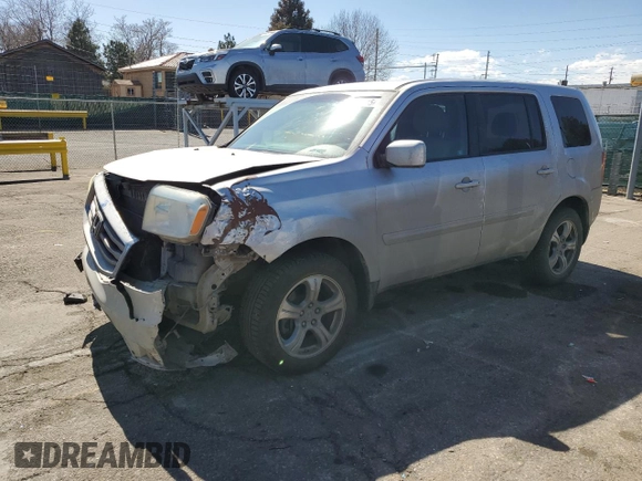 2012 Honda Pilot EX with VIN 5FNYF4H47CB044468, listed as a Copart auction lot 48815315 with 208,536 mi miles and Salvage Title. Bid and sale history available at DreamBid. Image 1.