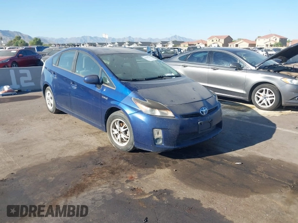 2010 Toyota Prius II with VIN JTDKN3DU6A0018271, listed as a IAAI auction lot 40429739 with 262,133 mi miles. Bid and sale history available at carsss.com. Image 1.