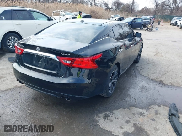 2016 Nissan Maxima 3.5 SV with VIN 1N4AA6AP2GC388167, listed as a IAAI auction lot 41790139 with 91,434 mi miles. Bid and sale history available at carsss.com. Image 4.