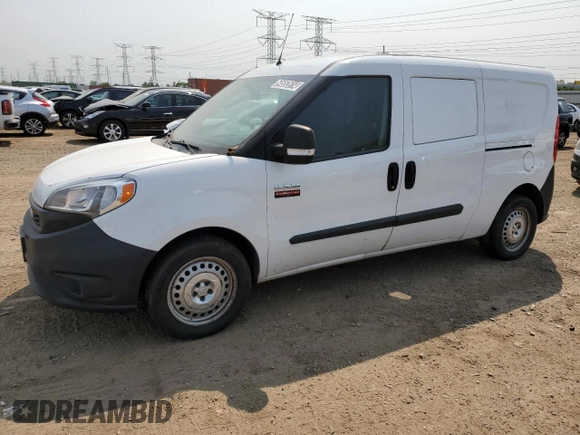 2020 Ram ProMaster City Cargo Tradesman with VIN ZFBHRFAB3L6P17119, listed as a Copart auction lot 64652614 with 202,944 mi miles and Clean Title. Bid and sale history available at DreamBid. Image 1.