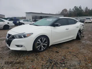 2016 Nissan Maxima SL with VIN 1N4AA6AP7GC905950, listed as a Copart auction lot 77975563 with 74,157 mi miles and Salvage Title. Bid and sale history available at DreamBid. Image 1.