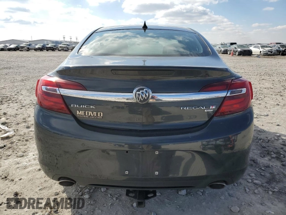 2014 Buick Regal Premium I with VIN 2G4GP5EX0E9325205, listed as a Copart auction lot 89346975 with 119,677 mi miles and Salvage Title. Bid and sale history available at DreamBid. Image 6.