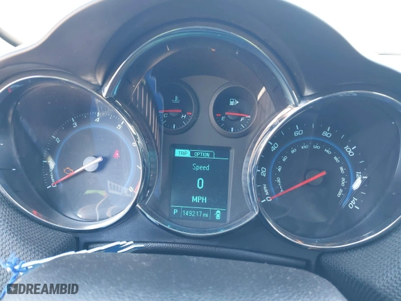 2014 Chevrolet Cruze 1LT with VIN 1G1PC5SB5E7187521, listed as a IAAI auction lot 41914482 with 149,217 mi miles. Bid and sale history available at carsss.com. Image 7.