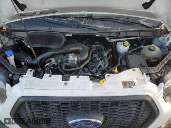 2022 Ford Transit Cargo with VIN 1FTBR3U86NKA65026, listed as a Copart auction lot 48978285 with 57,922 mi miles and Salvage title. Bid and sale history available at DreamBid. Image 12.