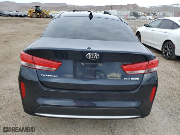 2017 Kia Optima Hybrid EX with VIN KNAGU4LE6H5011744, listed as a Copart auction lot 48685654 with 84,491 mi miles and Salvage Title. Bid and sale history available at carsss.com. Image 6.