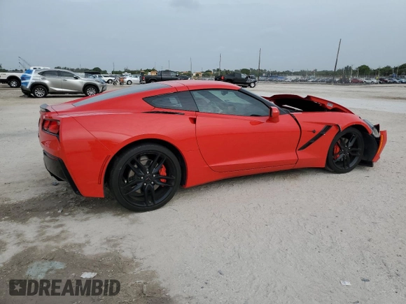 2019 Chevrolet Corvette 1LT with VIN 1G1YB2D76K5112381, listed as a Copart auction lot 59689395 with 19,905 mi miles and Non repairable. Bid and sale history available at DreamBid. Image 3.