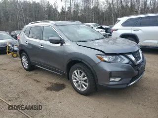 2020 Nissan Rogue S with VIN 5N1AT2MV9LC742974, listed as a Copart auction lot 55059795 with 61,218 mi miles and Clean Title. Bid and sale history available at DreamBid. Image 4.