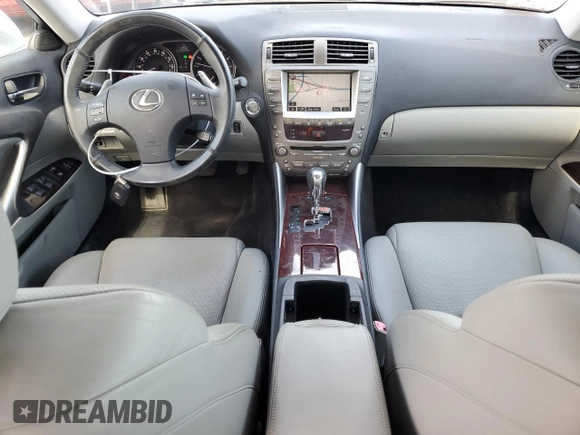 2006 Lexus IS 250 with VIN JTHCK262X62006914, listed as a Copart auction lot 59180695 with 56,921 mi miles and Clean title. Bid and sale history available at DreamBid. Image 8.