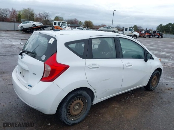 2016 Nissan Versa Note S with VIN 3N1CE2CP7GL350857, listed as a IAAI auction lot 41920441 with 230,917 mi miles. Bid and sale history available at carsss.com. Image 4.