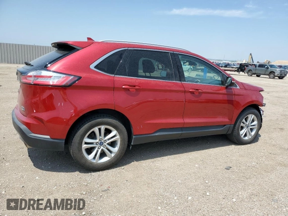 2020 Ford Edge SEL with VIN 2FMPK4J92LBA83975, listed as a Copart auction lot 59392145 with 43,589 mi miles and Salvage title. Bid and sale history available at DreamBid. Image 3.