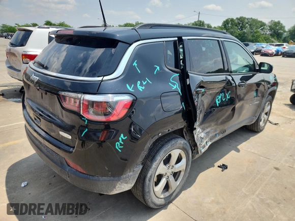 2018 Jeep Compass Latitude с VIN 3C4NJDBBXJT349633, выставлен на аукционе Copart как лот 60270595 с пробегом 104 219 миль миль и Списание • Salvage title. История ставок и продаж доступна на DreamBid. Изображение 3.
