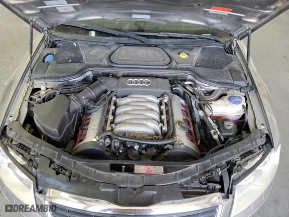 2005 Audi A8 L with VIN WAUML44EX5N012623, listed as a Copart auction lot 61337284 with 163,788 mi miles and Salvage Title. Bid and sale history available at carsss.com. Image 11.