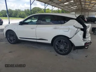2021 Acura RDX w/A-Spec Package with VIN 5J8TC2H69ML043380, listed as a Copart auction lot 63219585 with 47,799 mi miles and Salvage title. Bid and sale history available at DreamBid. Image 2.