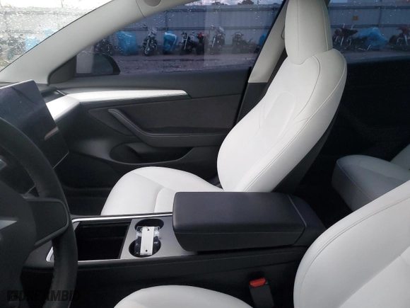 2023 Tesla Model 3 Performance with VIN 5YJ3E1ECXPF553354, listed as a Copart auction lot 50302705 with 0 mi miles and Salvage Title. Bid and sale history available at carsss.com. Image 7.
