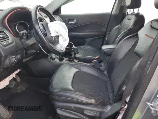 2020 Jeep Compass Trailhawk with VIN 3C4NJDDB0LT163356, listed as a Copart auction lot 46808025 with 103,395 mi miles and Salvage Title. Bid and sale history available at carsss.com. Image 7.