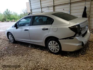 2013 Honda Civic Sdn LX with VIN 19XFB2F5XDE273415, listed as a Copart auction lot 52092405 with 245,502 mi miles and Salvage Title. Bid and sale history available at carsss.com. Image 2.
