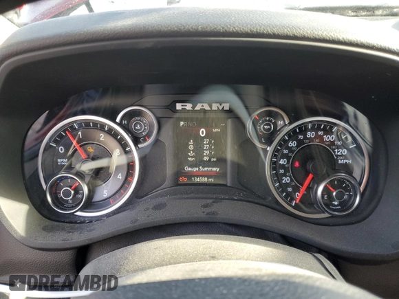 2019 Ram 2500 Big Horn with VIN 3C6UR5JL9KG647631, listed as a Copart auction lot 45173075 with 134,588 mi miles and Salvage title. Bid and sale history available at DreamBid. Image 9.