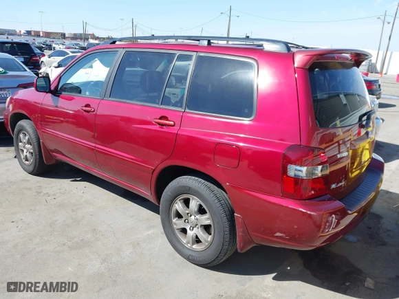 2007 Toyota Highlander with VIN JTEHP21A970187522, listed as a IAAI auction lot 41667019 with 128,786 mi miles. Bid and sale history available at carsss.com. Image 3.
