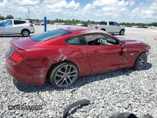 2015 Ford Mustang GT with VIN 1FA6P8CF3F5350583, listed as a Copart auction lot 61400055 with 74,404 mi miles and Non repairable. Bid and sale history available at DreamBid. Image 3.