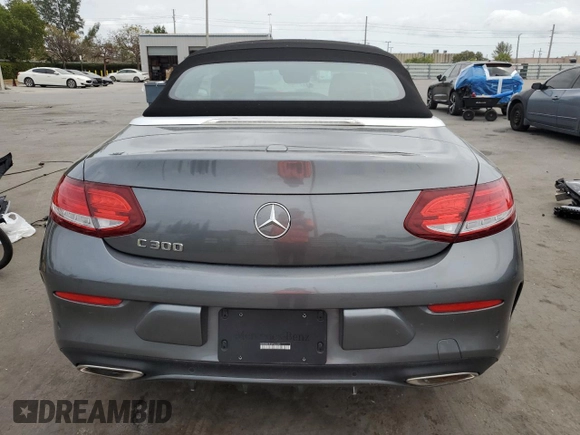 2017 Mercedes-Benz C 300 with VIN WDDWK4JB1HF432235, listed as a Copart auction lot 50295395 with Not Provided miles and Salvage Title. Bid and sale history available at DreamBid. Image 6.