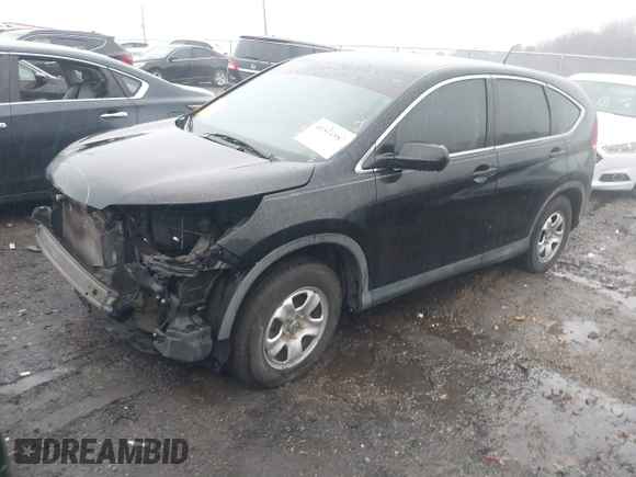 2014 Honda CR-V LX with VIN 5J6RM3H34EL019954, listed as a IAAI auction lot 41514587 with 158,829 mi miles. Bid and sale history available at carsss.com. Image 2.