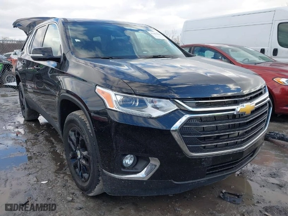 2020 Chevrolet Traverse LT Cloth with VIN 1GNERGKW3LJ166461, listed as a IAAI auction lot 41457065 with 51462 miles. Bid and sale history available at carsss.com. Image 1.