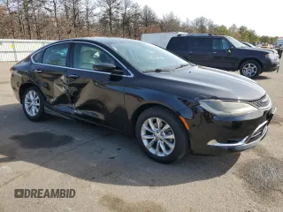 2015 Chrysler 200 C with VIN 1C3CCCCB7FN545163, listed as a Copart auction lot 48868495 with 165,175 mi miles and Salvage Title. Bid and sale history available at carsss.com. Image 4.
