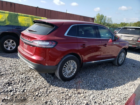2019 Lincoln Nautilus Standard with VIN 2LMPJ6J95KBL57722, listed as a Copart auction lot 66652243 with NaN miles. Bid and sale history available at carsss.com. Image 3.