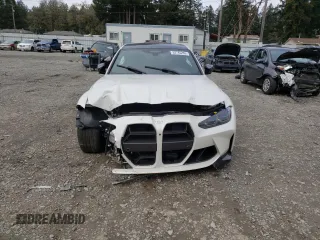 2021 BMW M3 Competition z VIN WBS33AY0XMFL32795, wystawiony jako Copart lot #52745265 z przebiegiem Nie podano mil oraz Szkoda całkowita • Salvage title. Historia ofert i sprzedaży dostępna na DreamBid. Obrazek 5.