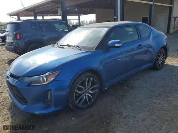 2016 Scion tC with VIN JTKJF5C70GJ018083, listed as a Copart auction lot 51794345 with 127,998 mi miles and Salvage Title. Bid and sale history available at carsss.com. Image 1.