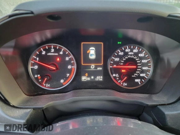 2023 Subaru WRX Premium with VIN JF1VBAH61P8802119, listed as a Copart auction lot 78333484 with 171 mi miles and Salvage title. Bid and sale history available at DreamBid. Image 8.