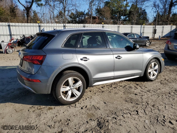 2018 Audi Q5 Premium with VIN WA1ANAFY7J2017368, listed as a Copart auction lot 84911294 with 95,607 mi miles and Salvage Title. Bid and sale history available at carsss.com. Image 3.