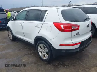 2012 Kia Sportage LX with VIN KNDPB3A20C7211852, listed as a IAAI auction lot 41485217 with 179,162 mi miles. Bid and sale history available at carsss.com. Image 3.