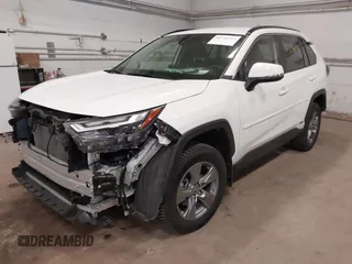2023 Toyota RAV4 Hybrid XLE with VIN JTMRWRFV1PD180055, listed as a IAAI auction lot 41748593 with 40,487 mi miles. Bid and sale history available at carsss.com. Image 18.