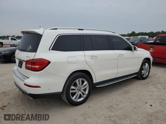 2019 Mercedes-Benz GLS 450 z VIN 4JGDF6EE1KB185248, wystawiony jako Copart lot #50666515 z przebiegiem 113 092 mil mil oraz Czysty tytuł • Clean title. Historia ofert i sprzedaży dostępna na DreamBid. Obrazek 3.
