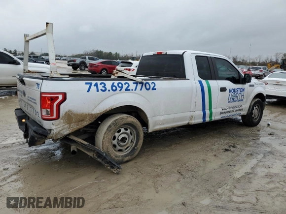 2016 Ford F-150 XL with VIN 1FTEX1CF3GKE26318, listed as a Copart auction lot 43147885 with 261,869 mi miles and Salvage Title. Bid and sale history available at carsss.com. Image 3.