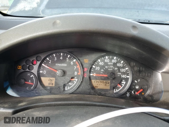 2005 Nissan Frontier SE with VIN 1N6AD06W45C402708, listed as a Copart auction lot 43715675 with 174,745 mi miles and Salvage title. Bid and sale history available at DreamBid. Image 9.