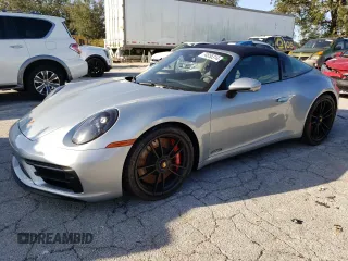 2022 Porsche 911 4S with VIN WP0BB2A98NS232515, listed as a Copart auction lot 74856314 with 7,578 mi miles and Salvage Title. Bid and sale history available at carsss.com. Image 1.