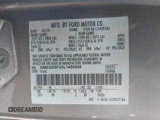 2020 Ford Transit Connect XLT with VIN NM0GE9F25L1456908, listed as a IAAI auction lot 42136585 with 55,163 mi miles and . Bid and sale history available at DreamBid. Image 9.