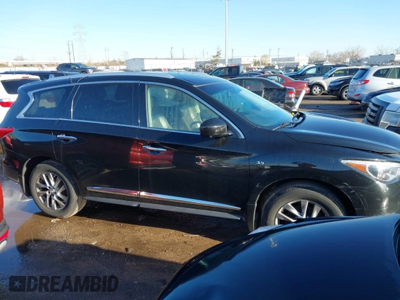 2014 Infiniti QX60 with VIN 5N1AL0MM1EC530830, listed as a IAAI auction lot 41872437 with 152,529 mi miles and . Bid and sale history available at DreamBid. Image 13.
