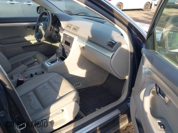 2008 Audi A4 2.0T with VIN WAUDF78E18A076760, listed as a IAAI auction lot 41664991 with 130,234 mi miles. Bid and sale history available at carsss.com. Image 5.