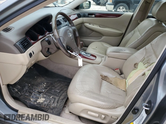2002 Lexus ES 300 with VIN JTHBF30G925022184, listed as a Copart auction lot 52003545 with 159,943 mi miles and Salvage title. Bid and sale history available at DreamBid. Image 7.